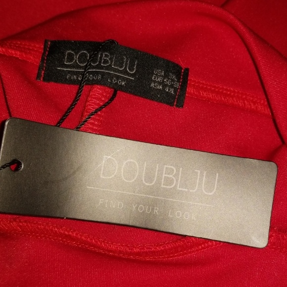 PLUS SIZE RED PENCIL SKIRT - Picture 3 of 3